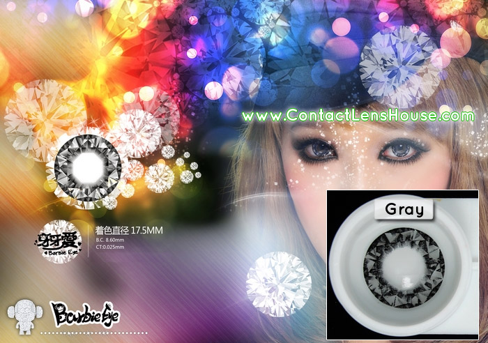 Barbie Eye Diamiond 17.5mm lens - Gray