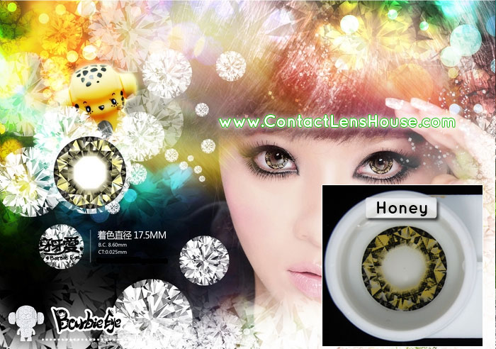 Barbie Eye Diamiond 17.5mm lens - Honey