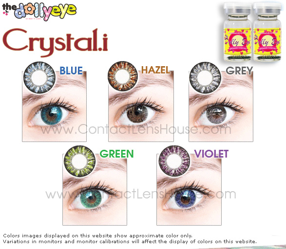 Crystal.i Contact Lens give you that big eye look