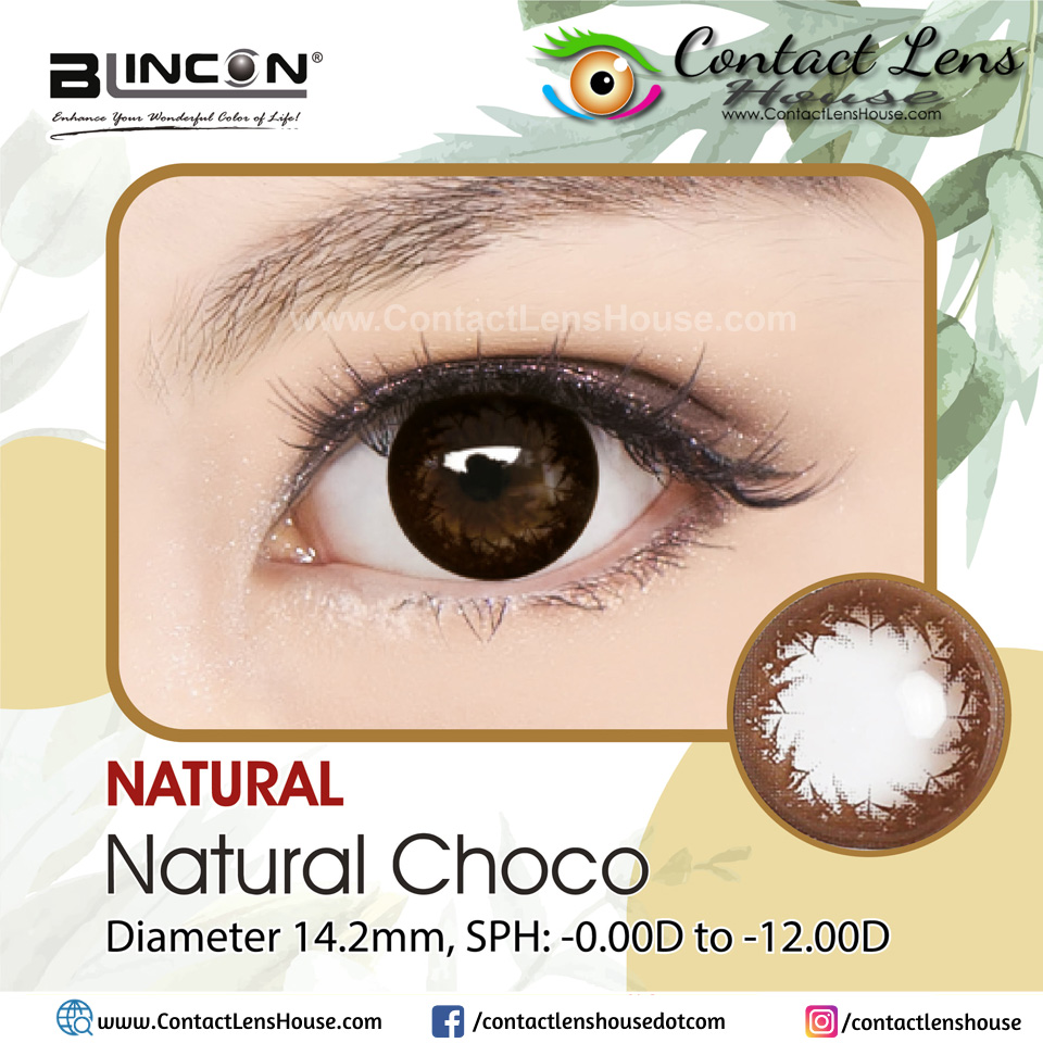 Blincon CC Natural Choco colored contacts lens