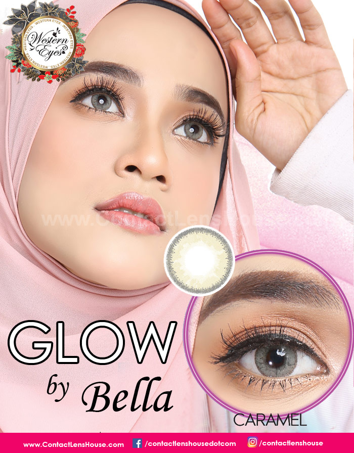 Glow Caramel Contact Lenses