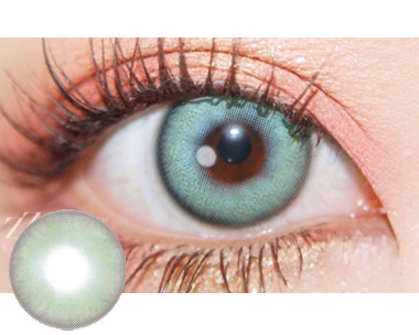 Heavenly Mint Green colored contacts lens