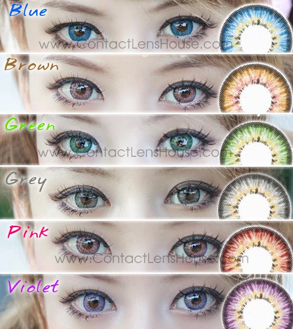 Puffy 3 Tones Color Contact Lenses ContactLensHouse