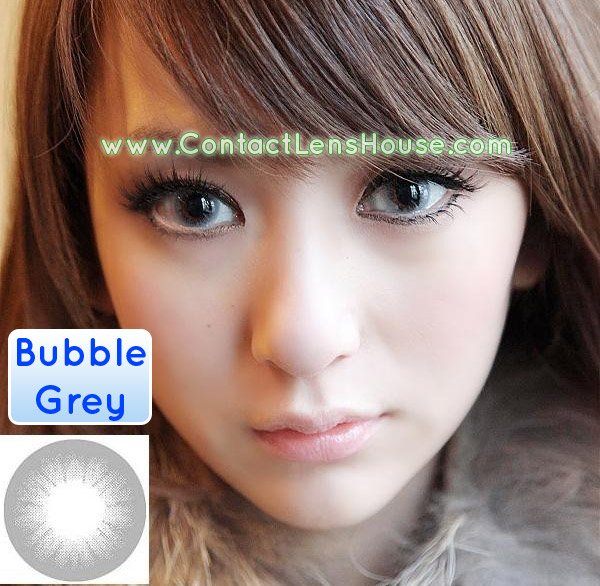 Bubble colour contact lenses
