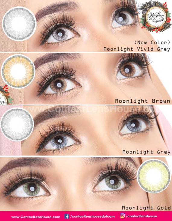 Moonlight Grey Colored Contacts Lens