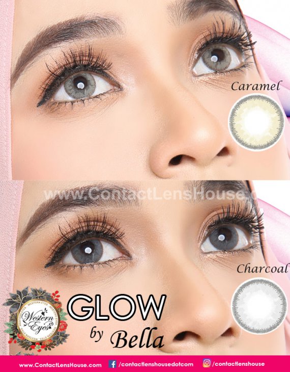 Glow Charcoal Contact Lenses