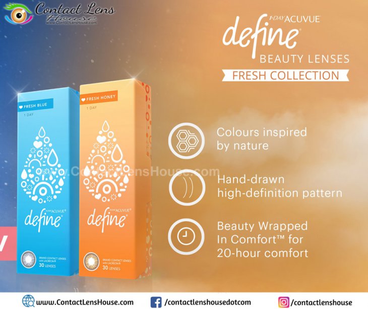 1 Day Acuvue Define Fresh Green Dailies Lens 1 Day Acuvue Define Fresh Green Dailies Lens