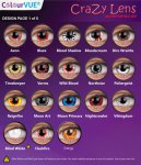 ColourVUE Crazy Lens 14mm 3 Months
