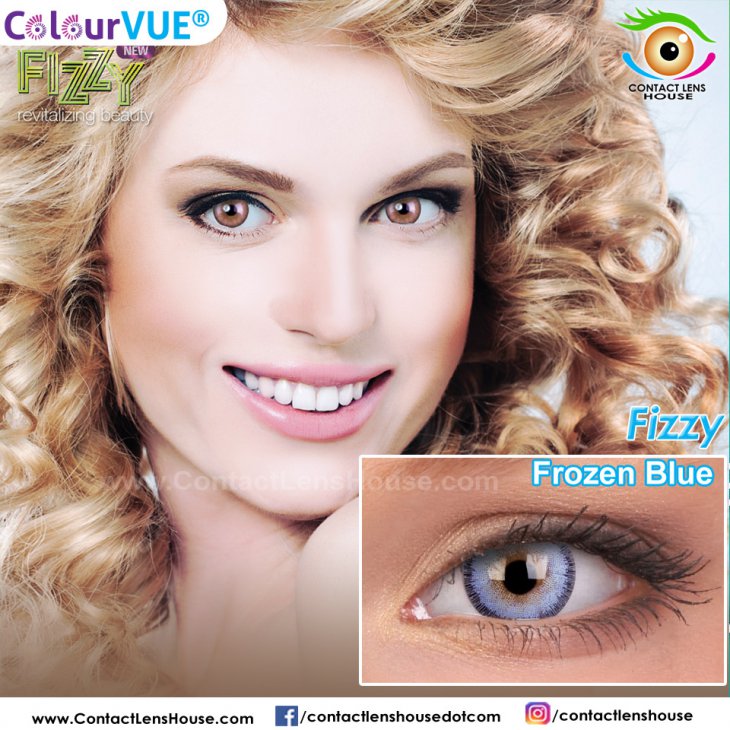 ColourVUE Fizzy Frozen Blue contact lenses